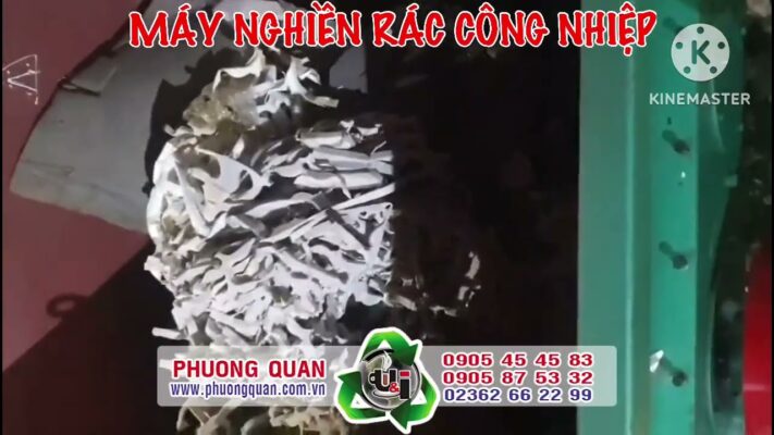 máy nghiền xử lý rác thải