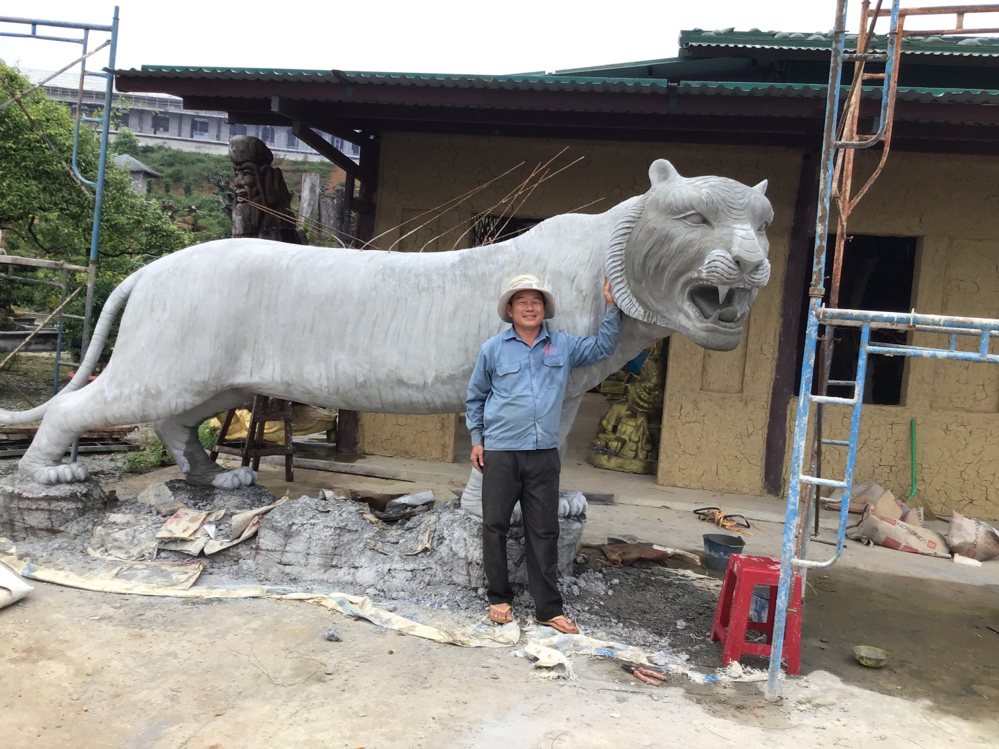 tượng phong thủy chùa minh đức