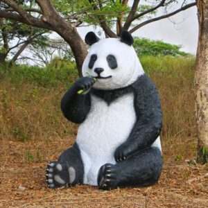 tượng gấu trúc xi măng