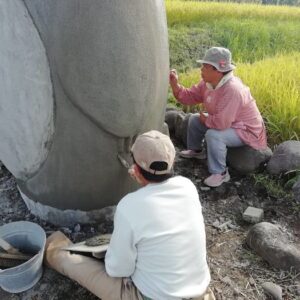 tượng totoro xi măng