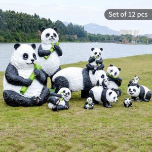 tượng gấu trúc xi măng